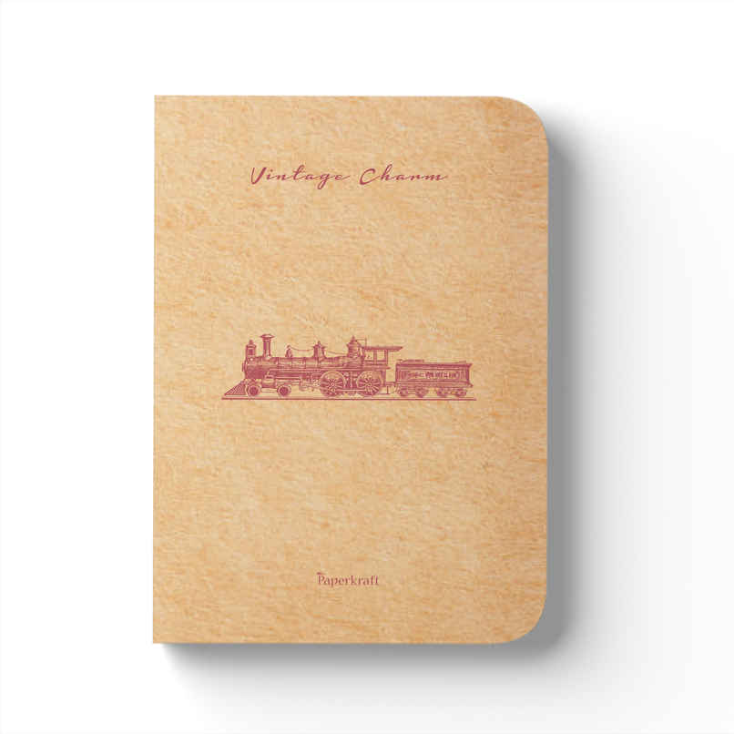 Paperkraft | Vintage Series Brown Kraft | Automotive | 210x 148 |176 Pages |unruled