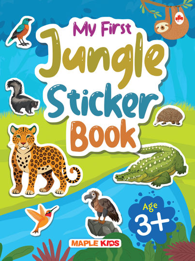 My First Sticker Book | Jungle | Activity Book for Kids | Stickers for Children | Age 3+ Years
