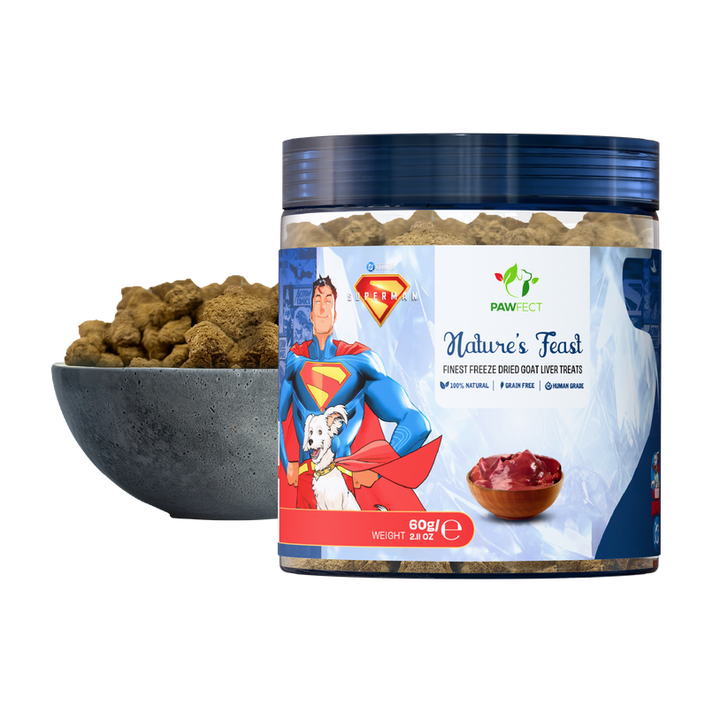 Pawfect Freeze Dried Dog Treats | 100% Natural Goat Liver | Grain Free | Training & Topper