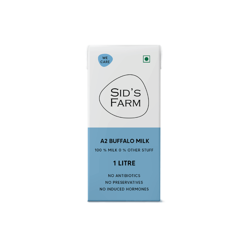 Sid's Farm A2 Buffalo Milk Tetra Pack