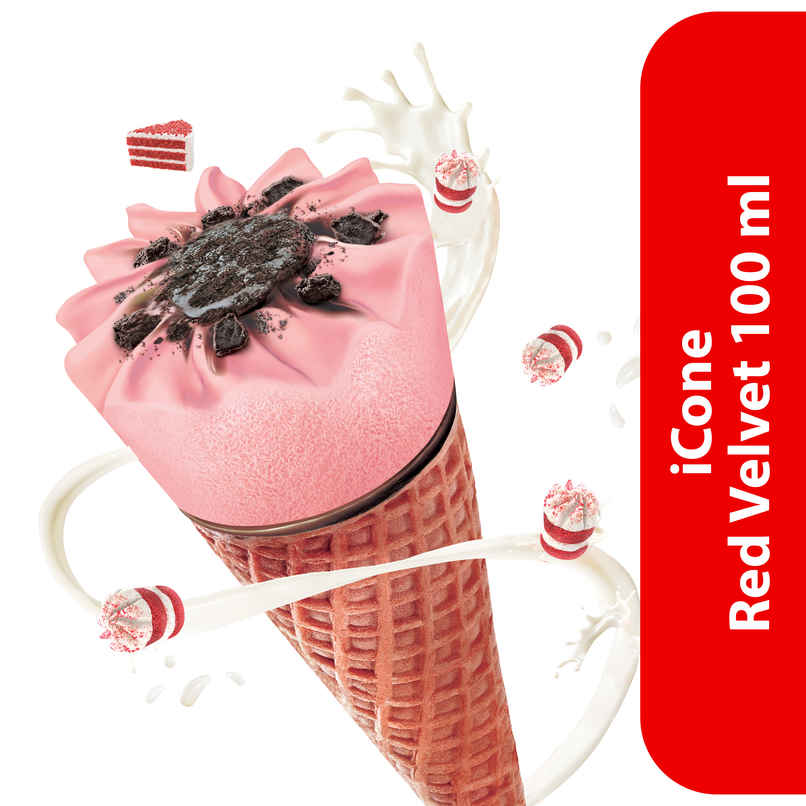 Arun Red Velvet Icone Ice Cream Cone | Soft & Velvety