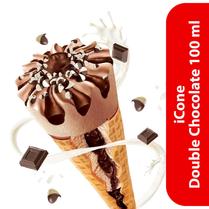 Arun Double Chocolate Icone Ice Cream Cone