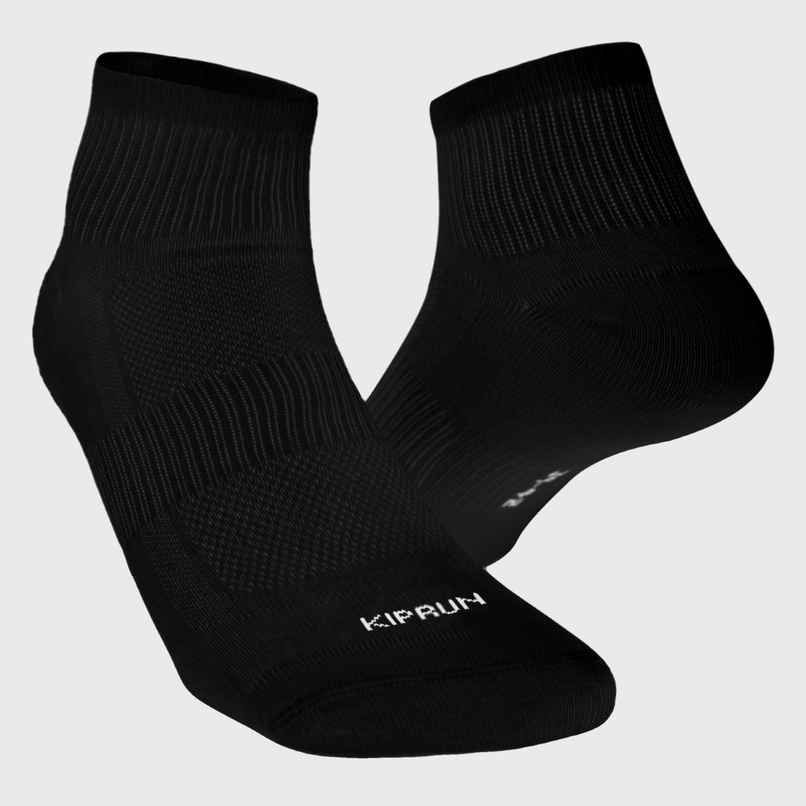 Decathlon | Kiprun Solid Socks | Black - UK 2.5 - 5