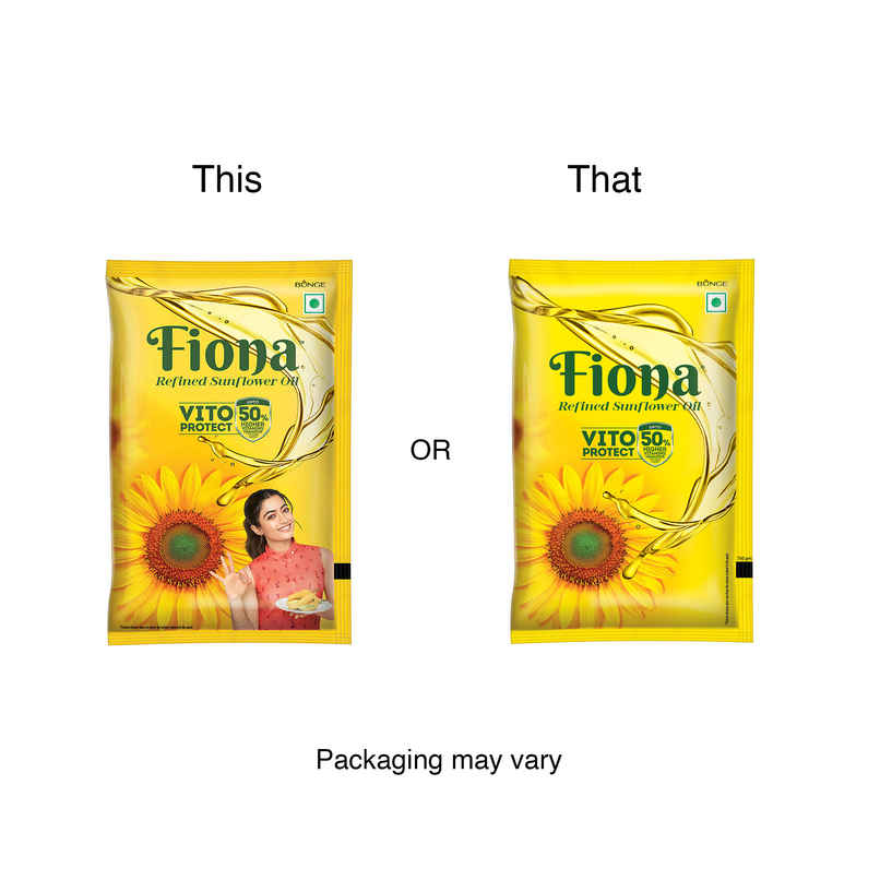Fiona Refined Sunflower Oil 1L(Pouch)