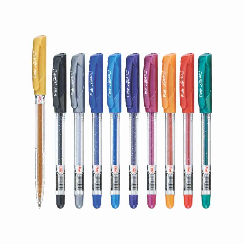 Flair Glitter Pen Pack Of 10