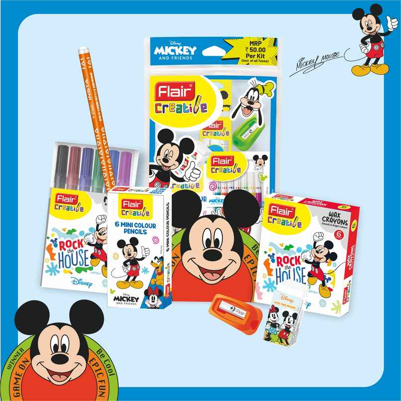 Flair Creative Disney Mickey Mouse Kit 50 | Fun & Creative