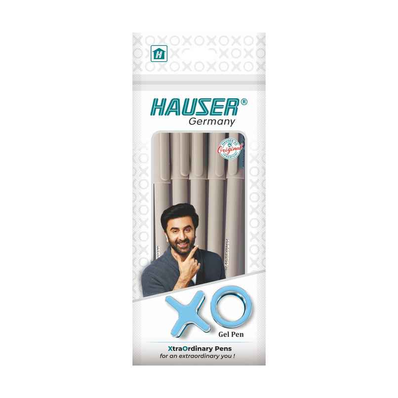 Hauser Xo Gel Pen Blue Pack Of 5