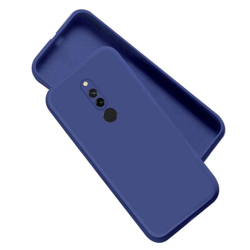 Artistque Case for Mi Redmi 8 Back Cover - Plain Liquid Silicone Case