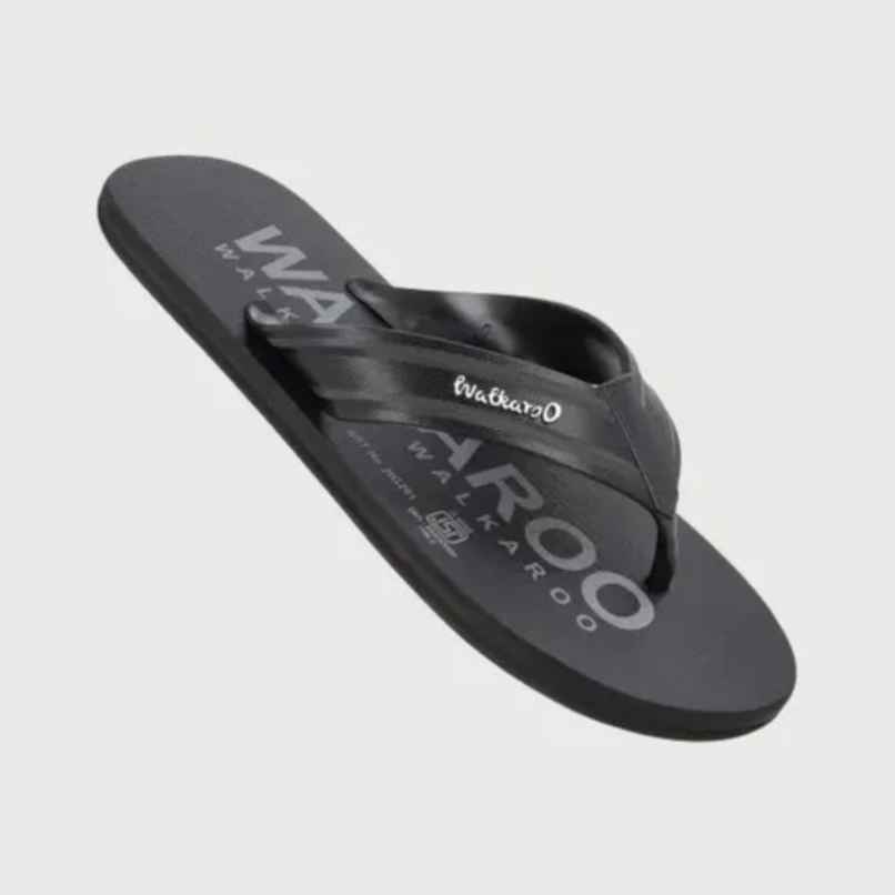 Walkaroo Men's Dailywear Hawai | HG201 Black | UK 6