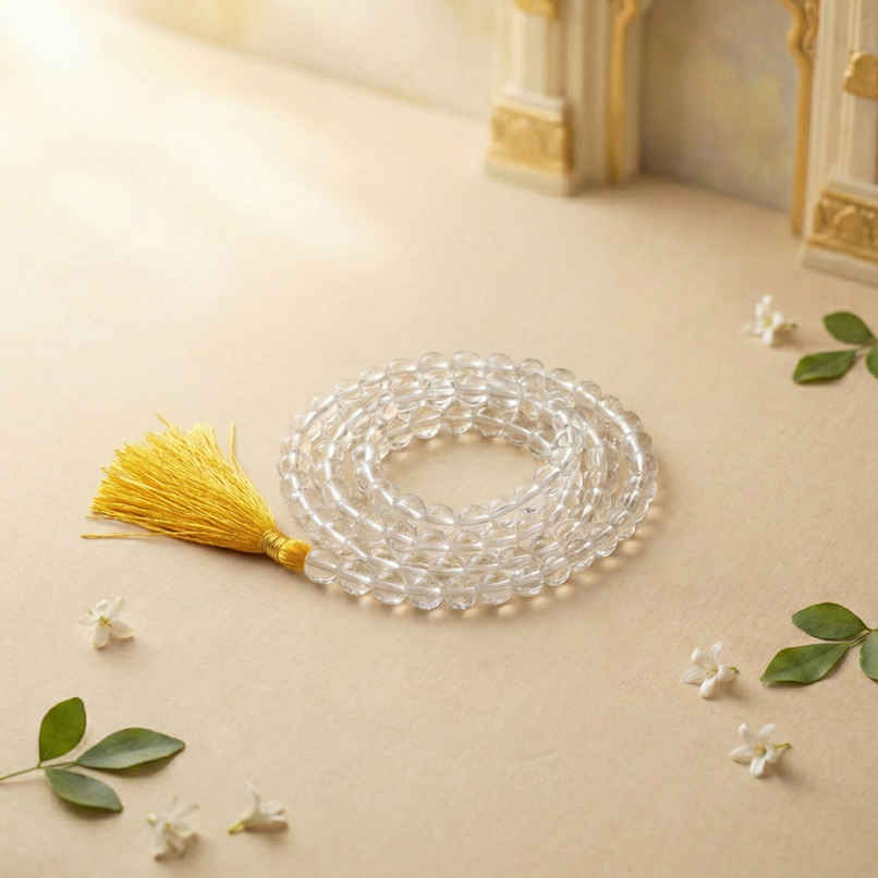 Spatika Crystal Mala | Svasti Spatika Crystal Mala | Svasti