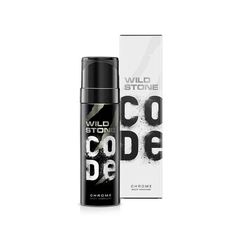 Wild Stone Code Chrome No Gas Deodorant for Men