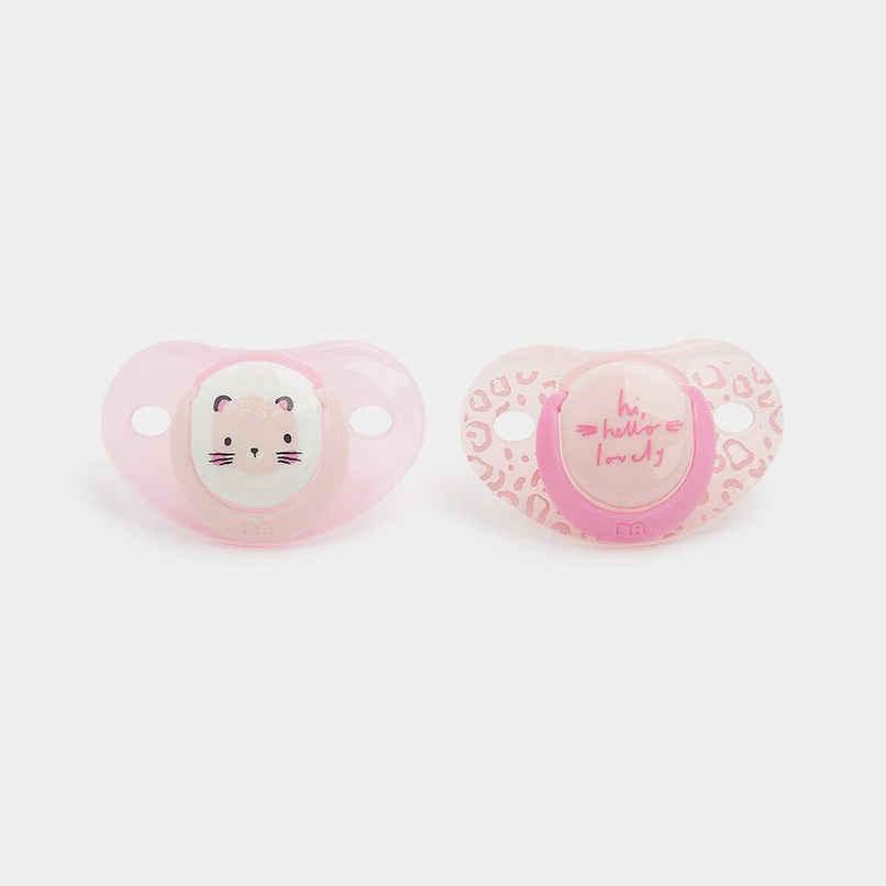 Mothercare Tiger Soothers Pink Pack Of 2