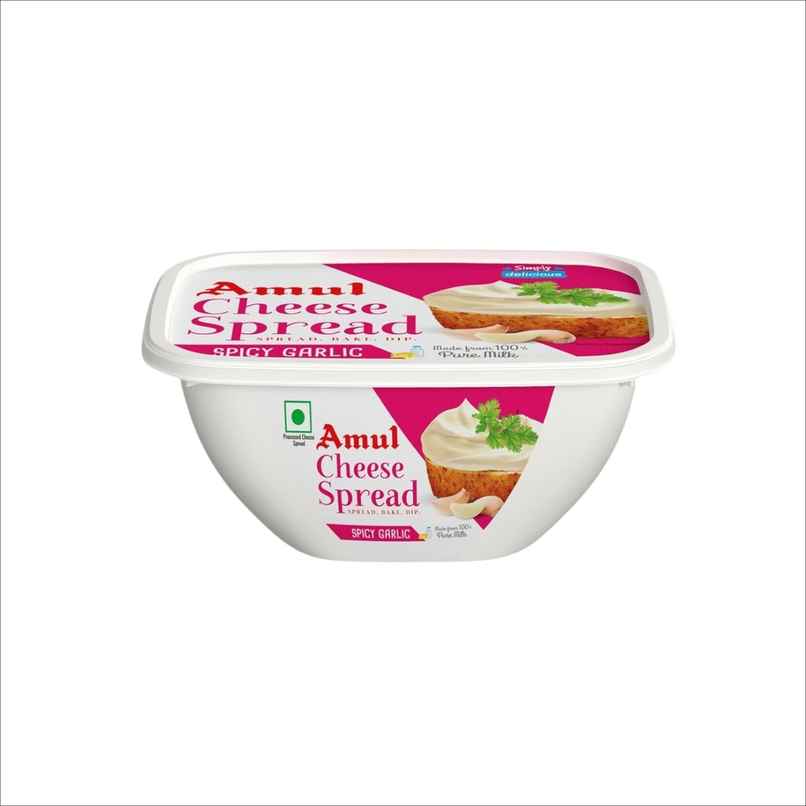 Amul Cheese Spread Spicy Garlic Amul Cheese Spread Spicy Garlic