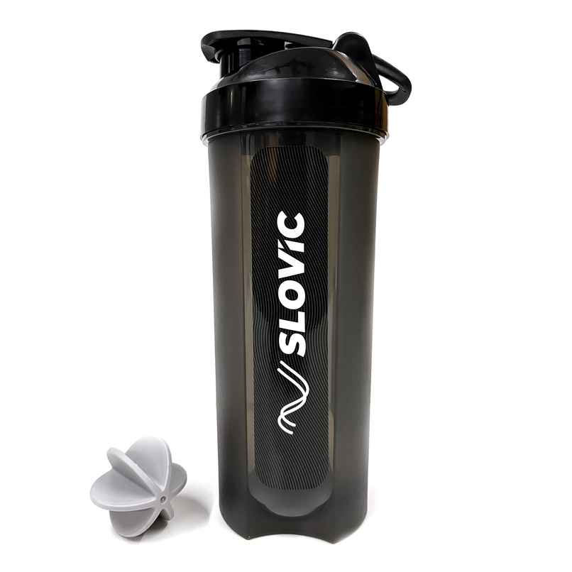 Slovic 700ml Protein Shaker for Gym and Sports | Leak|Proof | Black Slovic 700ml Protein Shaker for Gym and Sports | Leak|Proof | Black