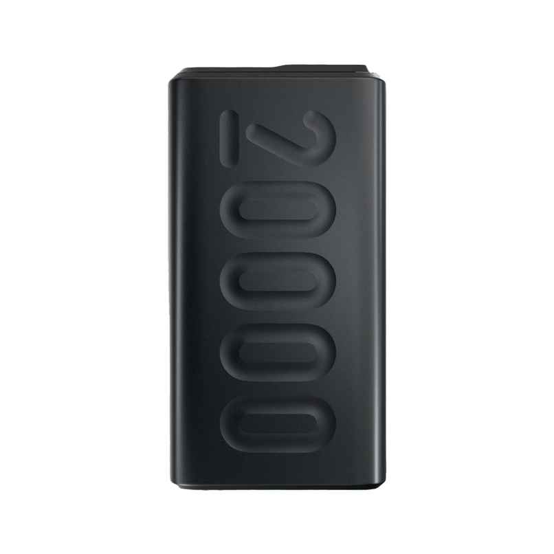 Ambrane 20000 mAh Power Bank With 20W Fast Charging Triple Output Power Delivery Multi-Layer Protection Li-Polymer + Type C Cable (Stylo-20K Black)