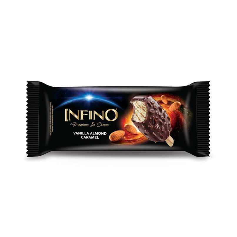 Infino Vanilla Almond Caramel Ice Cream Stick Infino Vanilla Almond Caramel Ice Cream Stick