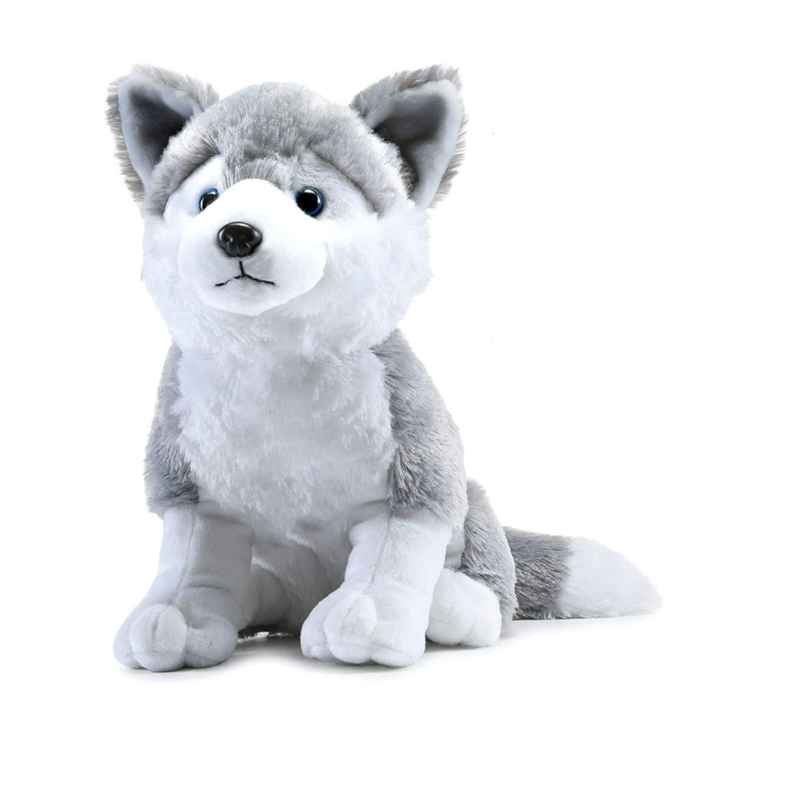 Webby Plush Husky Dog Stuffed Animal Puppy Soft Toy, Adorable Gifts for Kids and Adult, 30CM (Grey) Webby Plush Husky Dog Stuffed Animal Puppy Soft Toy, Adorable Gifts for Kids and Adult, 30CM (Grey)
