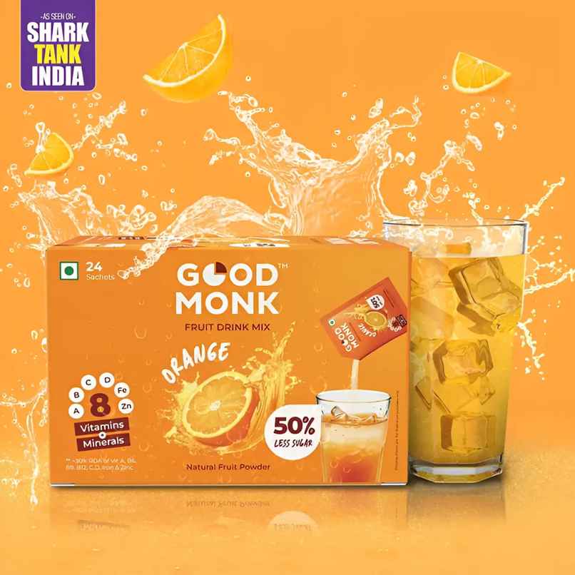 Good Monk Orange Instant Powder Mix