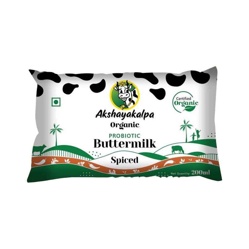 Akshayakalpa Organic Probiotic Spiced Buttermilk