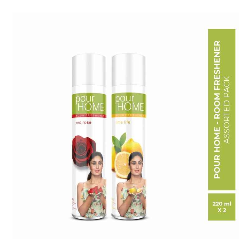 Pour Home Red Rose & Lime Life Room Freshener Spray