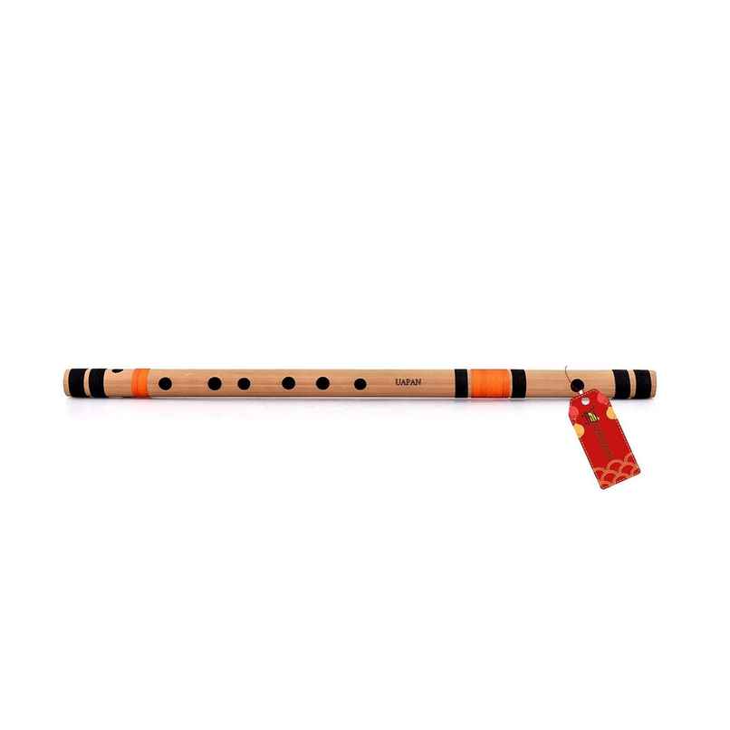 Uapan C Natural Bamboo Bansuri Flutes Bansuri Right Handed Middle 19 Inch