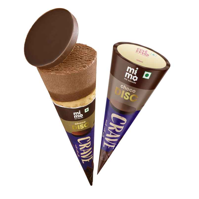 Mimo Choco Disc Cone Ice Cream