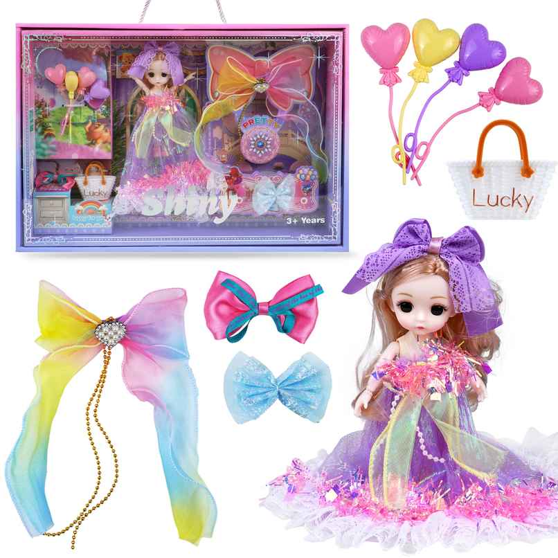 Toyshine Shiny Beauty Doll | Pretend Play Fashion Toy For Girls | 3+ Years Old Toyshine Shiny Beauty Doll | Pretend Play Fashion Toy For Girls | 3+ Years Old