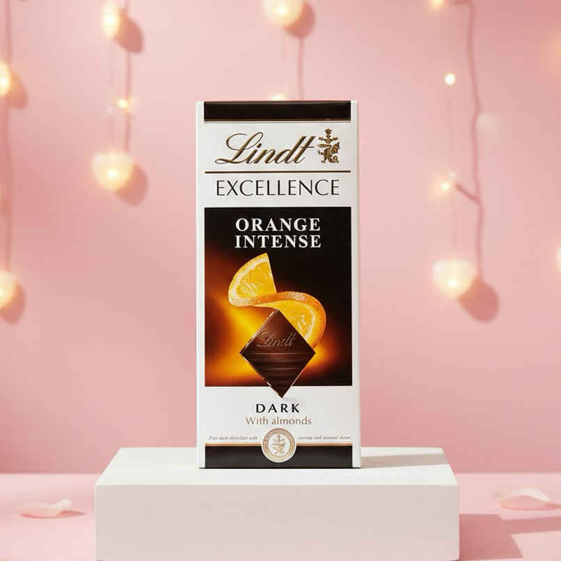 Lindt Excellence Orange Intense Dark Chocolate