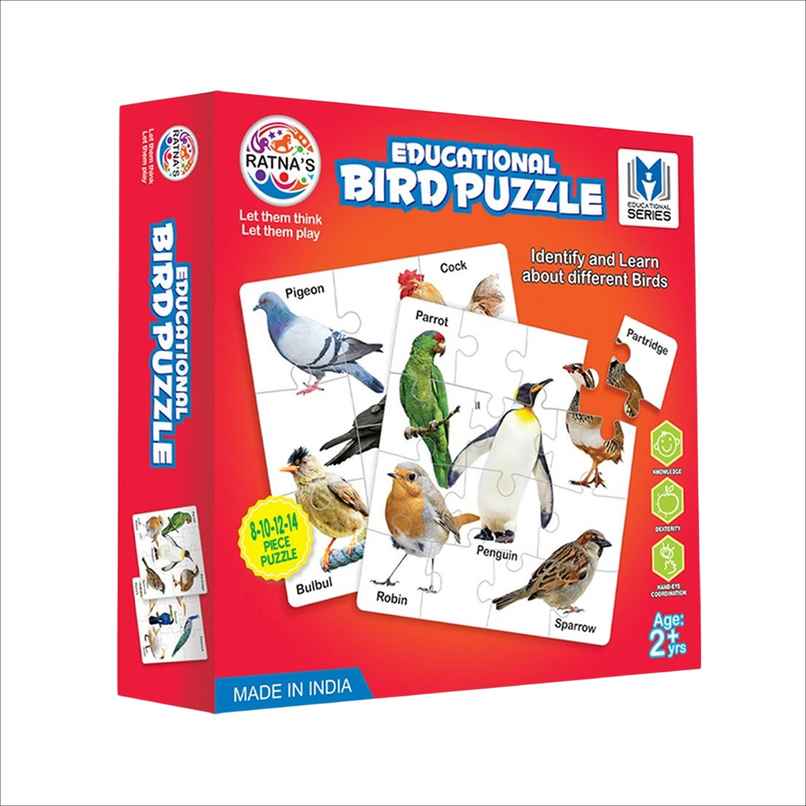 Ratna's Edu.Jigsaw Bird | Assorted
