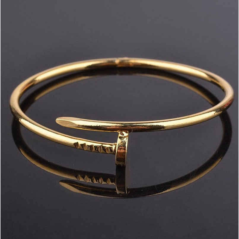 Designs & You Gold-Plated Nail Bracelet