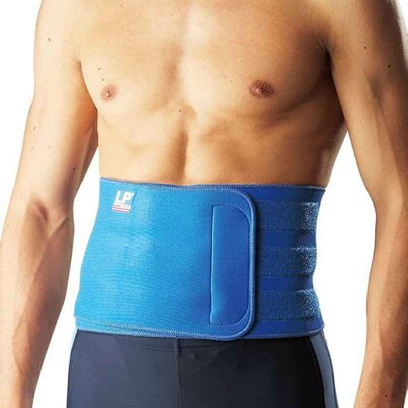 LP Support Neoprene Core Waist Trimmer | Two Side Nylon - Each LP Support Neoprene Core Waist Trimmer | Two Side Nylon - Each