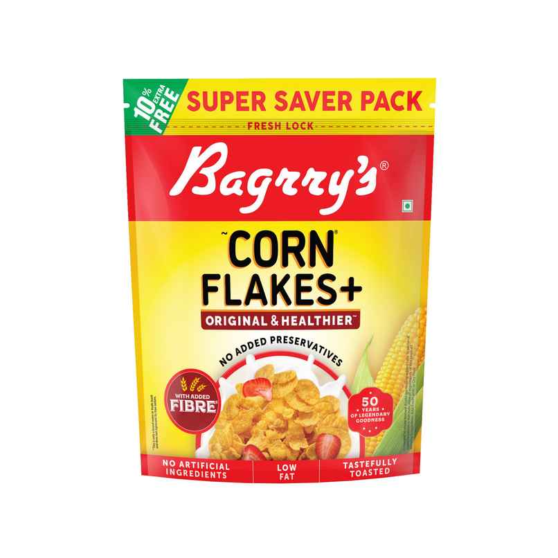 Bagrrys Corn Flakes Plus Original Healthier - Added Fibre