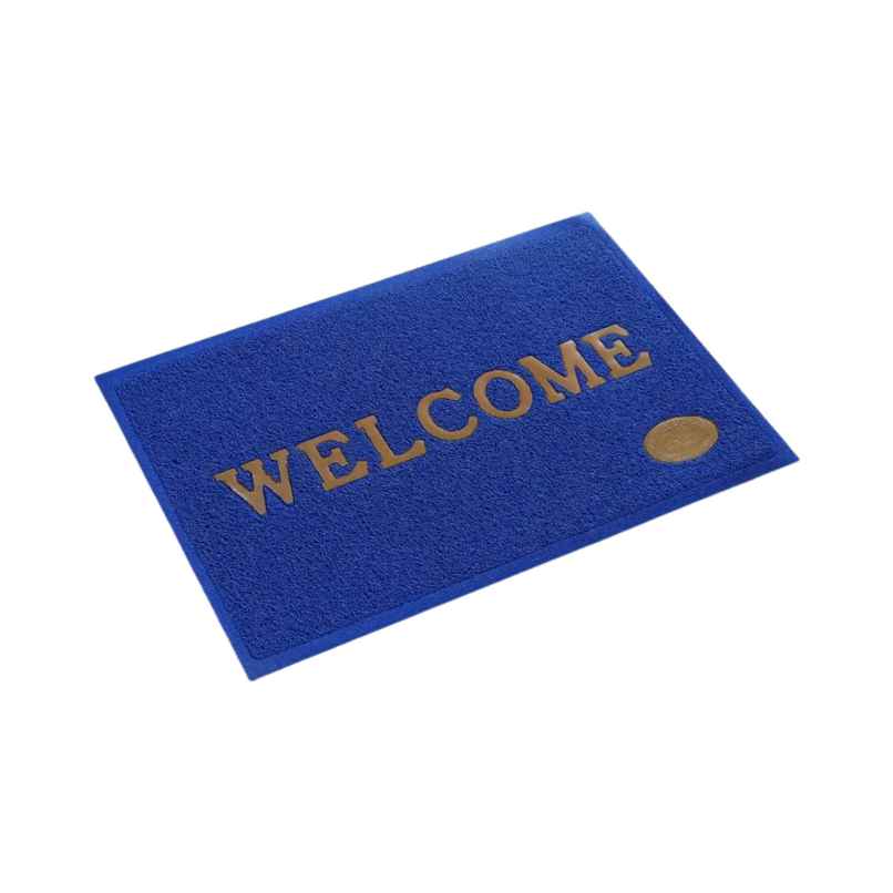 Dream Living Designer Welcome Mat Front Door Mat | 38x58cm Entrance Door| Floor Mats | Blue