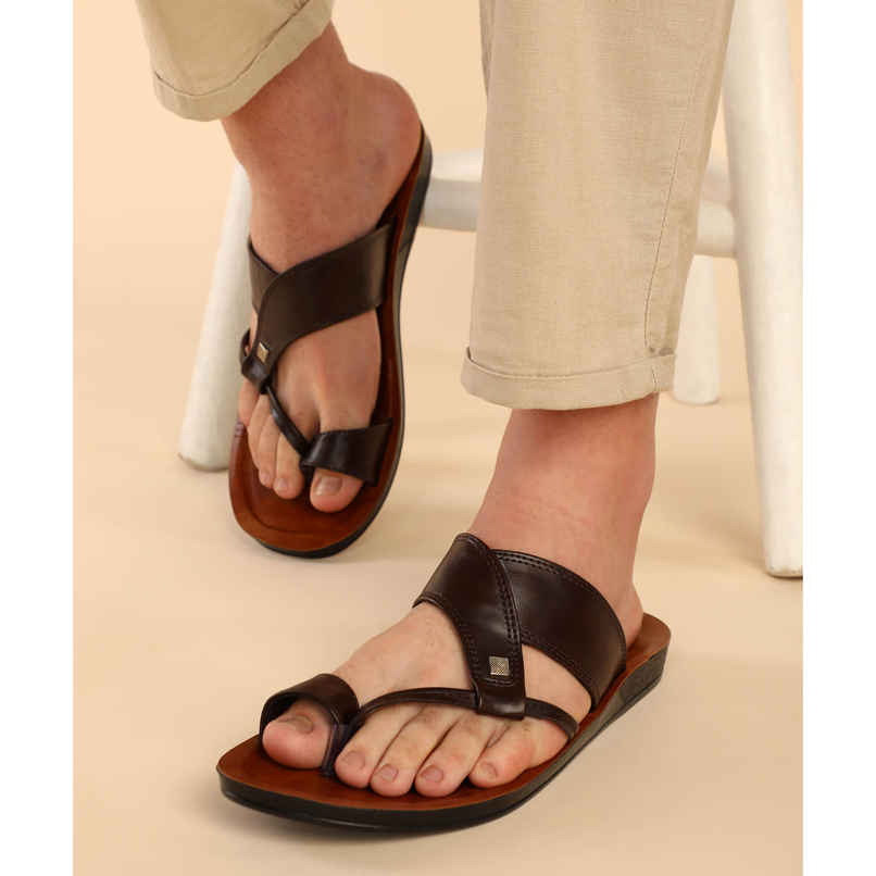 Paragon Men's Brown Pu Sandals PUK2221G UK 8