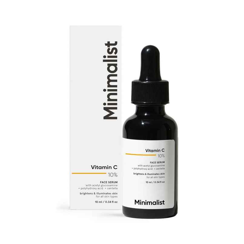 Minimalist Vitamin C 10% Face Serum For For Brighter, Glowing & Healthy Looking Skin
