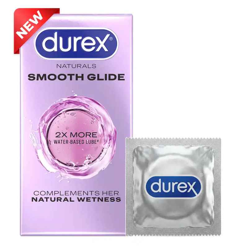 Durex Naturals Smooth Glide Condoms