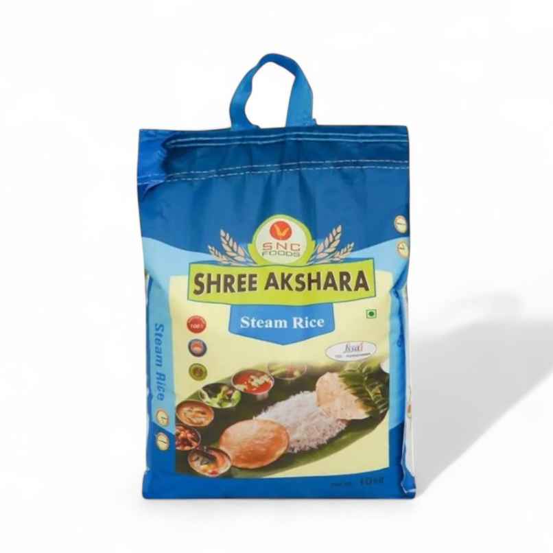 Shree Akshara Premium Steam Sona Masoori Rice | Polished