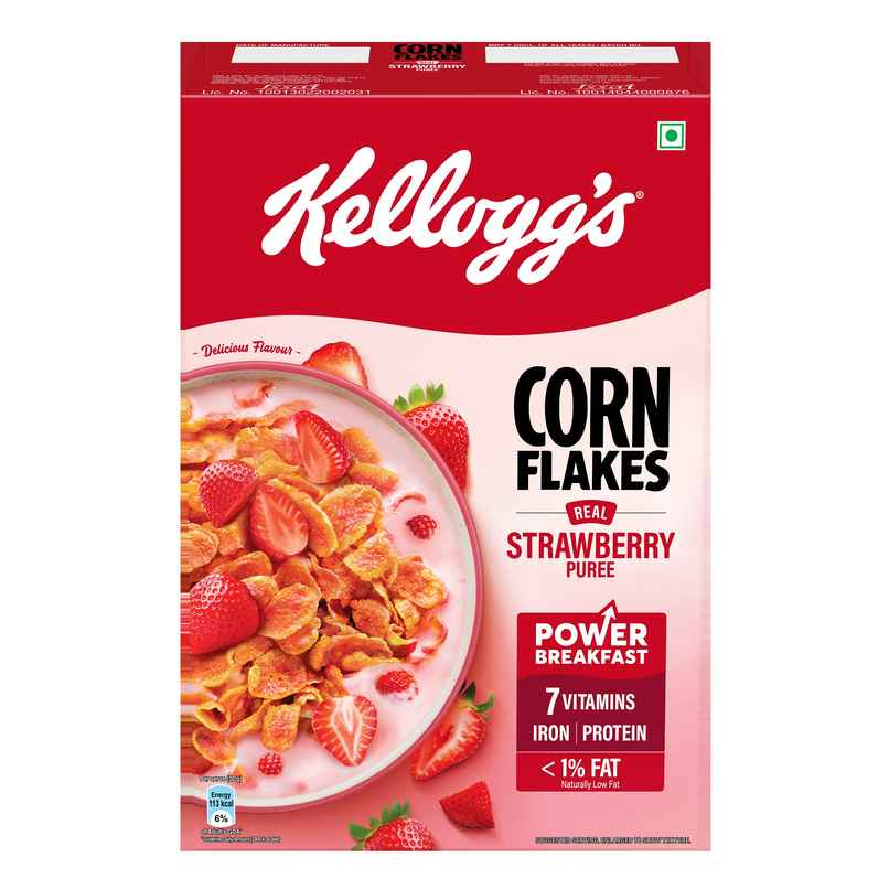 Kellogg's Corn Flakes With Real Strawberry
