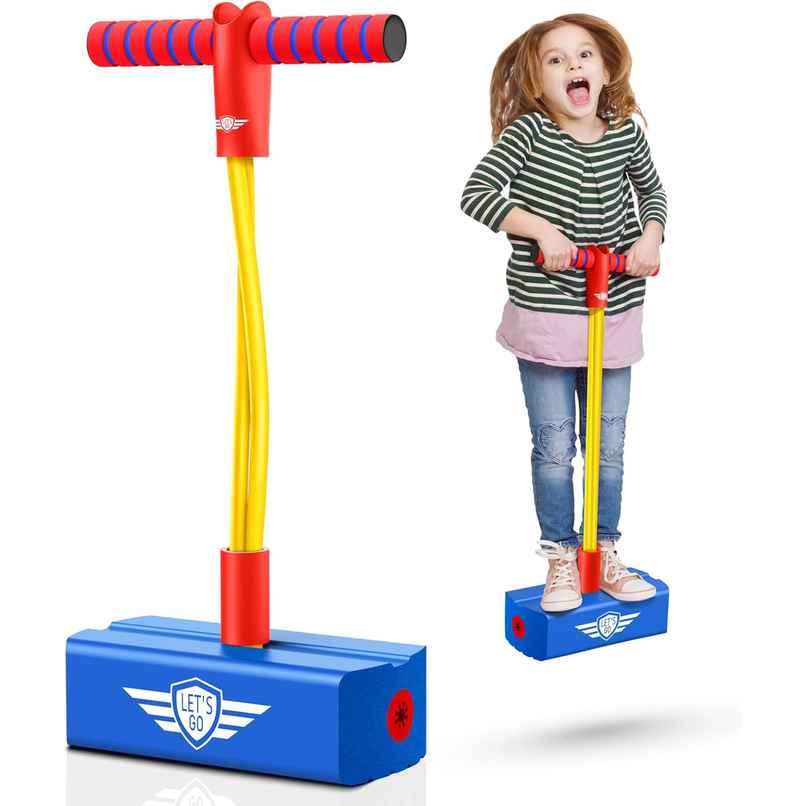 Toyshine Foam Pogo Stick Bungee Jumper for Kids 3+ | Assorted