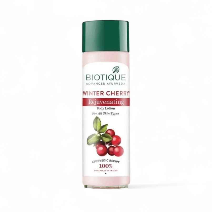 Biotique Winter Cherry Rejuvenating Body Lotion Biotique Winter Cherry Rejuvenating Body Lotion