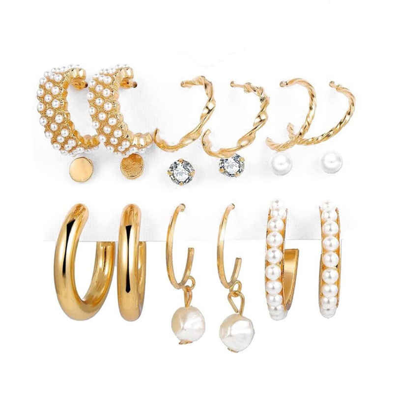 YouBella Jewellery Celebrity Inspired Gold Plated Earrings Combo for Girls and Women (YBEAR - 32901)