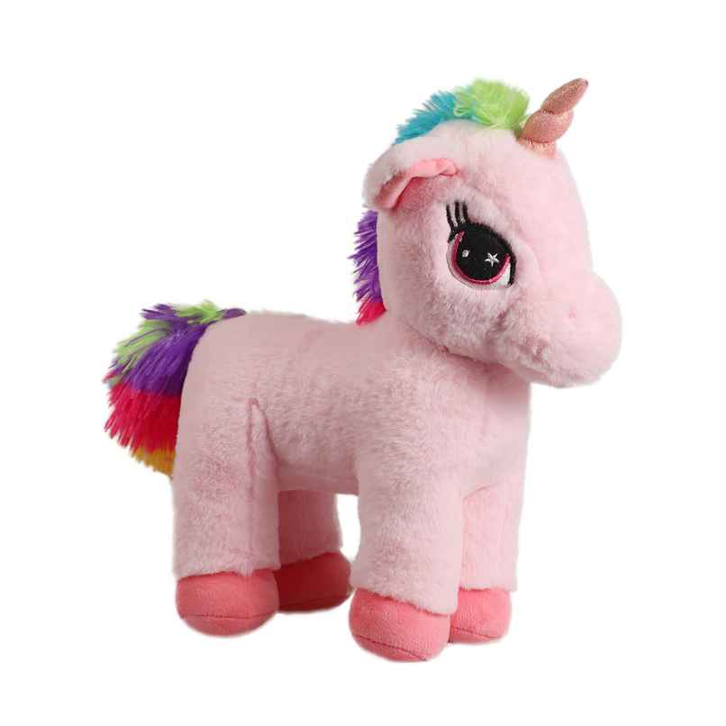 Mirada 32 cm Standing Unicorn With Glitter Horn - Pink Mirada 32 cm Standing Unicorn With Glitter Horn - Pink