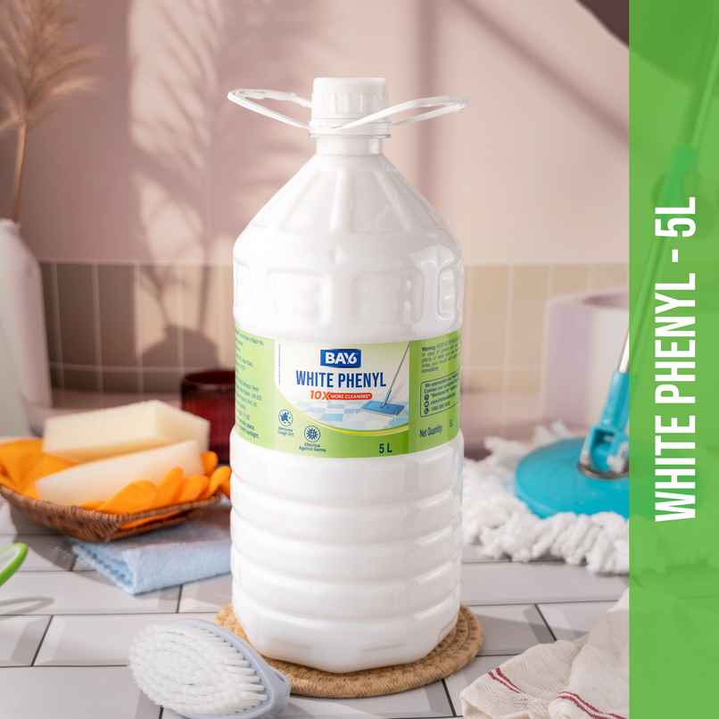 BAY6 White Phenyl Tough Dirt Removal Germ Fighter