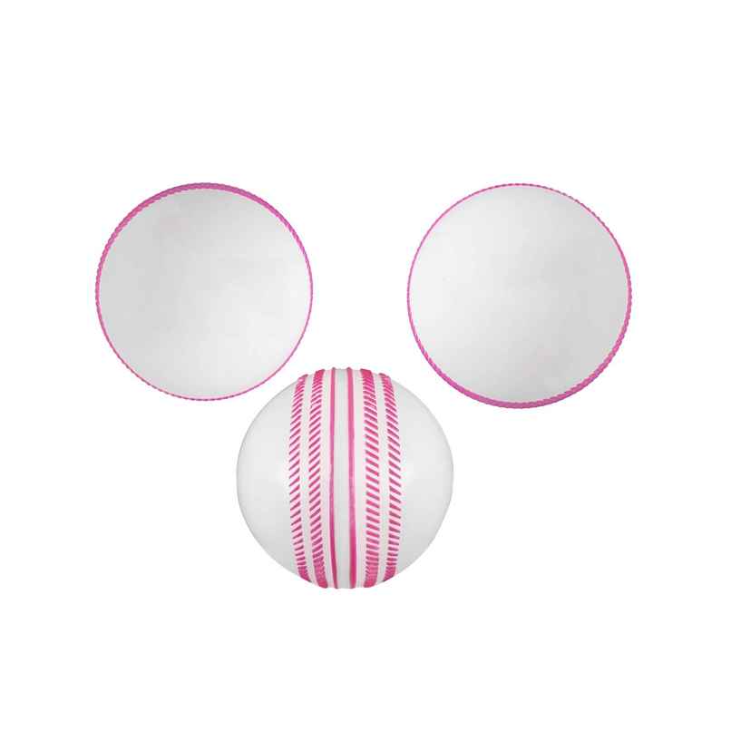 Jaspo PVC T-20 Soft Cricket Balls | White | Pack of 3 | Standard Size