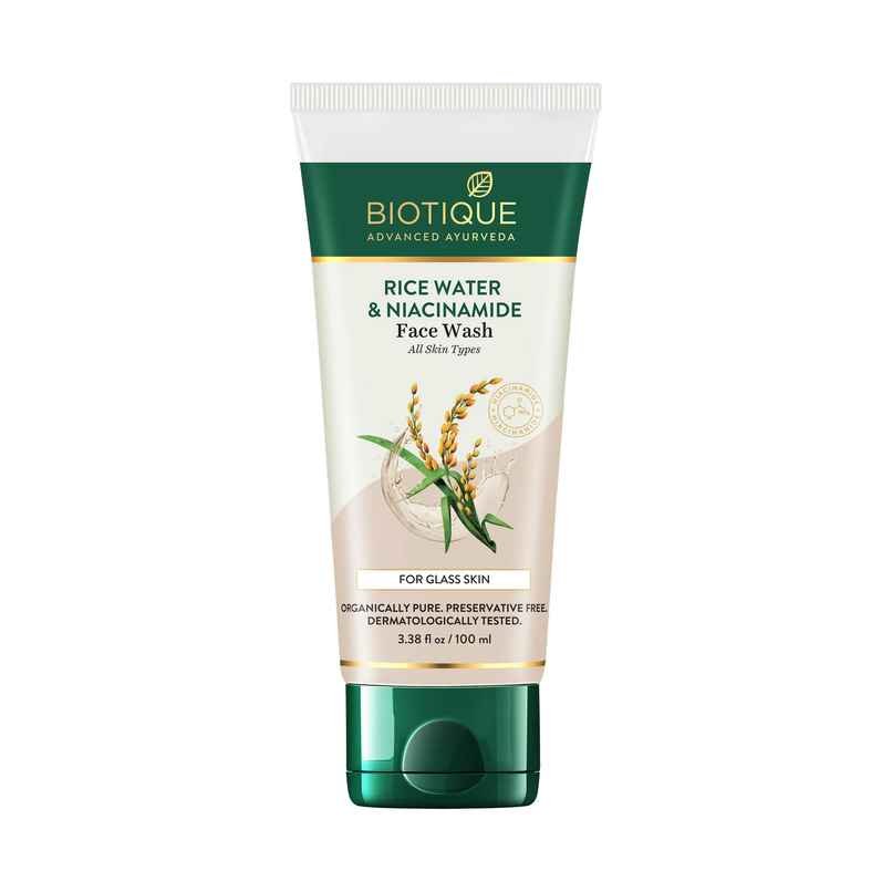 Biotique Rice Water & Niacinamide Gel Face Wash Biotique Rice Water & Niacinamide Gel Face Wash
