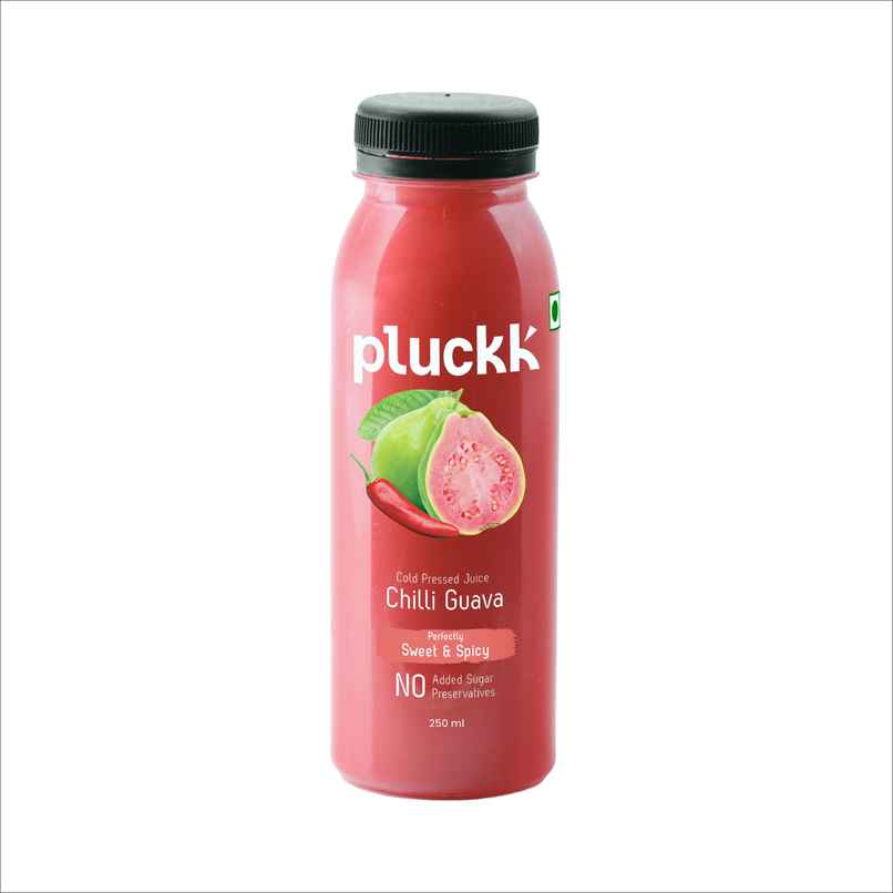 Pluckk Cold-Pressed Guava Fruit Juice | No Added Sugar | No Preservatives | Rich in Antioxidant