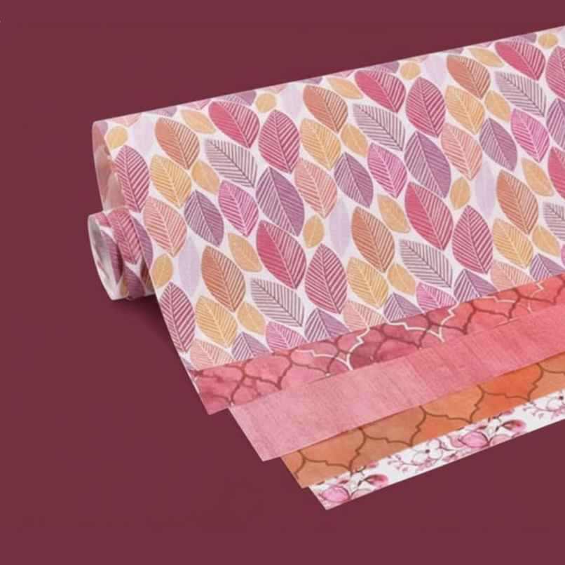 Itsy Bitsy Gift Wrapping Paper | Fleur Trelli Rosy Notes | 27.75 x 19.29 Inch | 1 Roll 5 Sheet Itsy Bitsy Gift Wrapping Paper | Fleur Trelli Rosy Notes | 27.75 x 19.29 Inch | 1 Roll 5 Sheet
