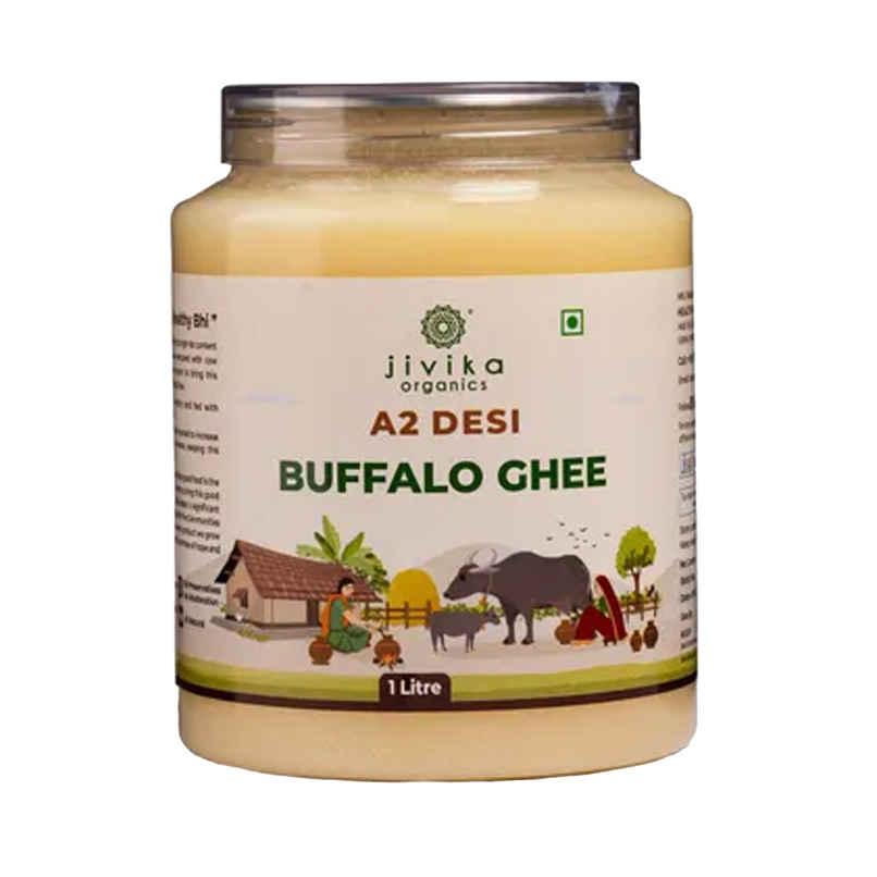 Jivika A2 Desi Buffalo Ghee | Traditionally Churned Bilona Method