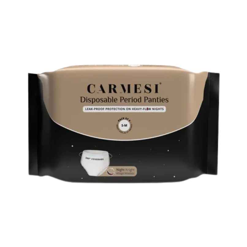 Carmesi Disposable Period Panties | All-Night Protection | S-M