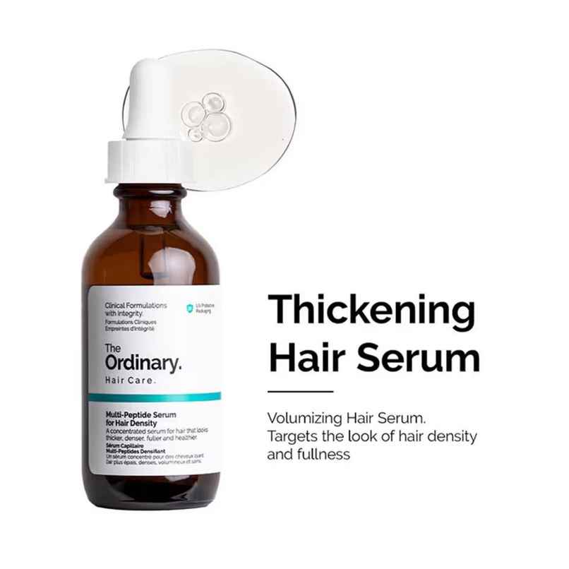 The Ordinary Multi-peptide Hair Serum for Density- Thicker- Healthier Hair | All Hair Types